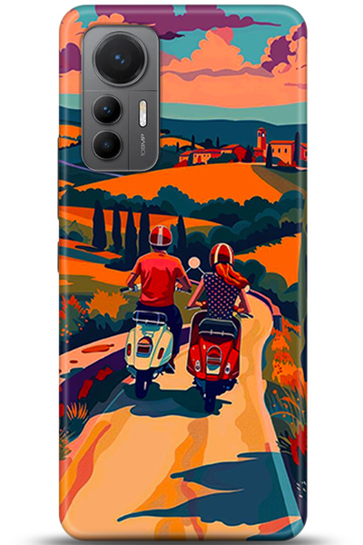adveksiyon حافظة هاتف Xiaomi Mi 12 Lite مطبوعة بدقة HD - سلسلة Central Anatol...