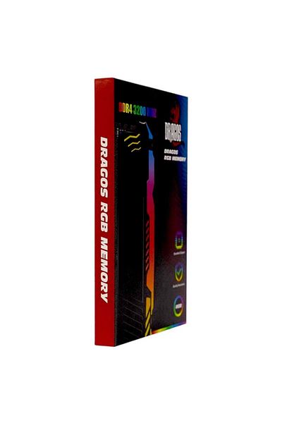 DRAGOS White Rgb Ram Edgehorizon N 8Gb Ddr4 3200Mhz with Cooler