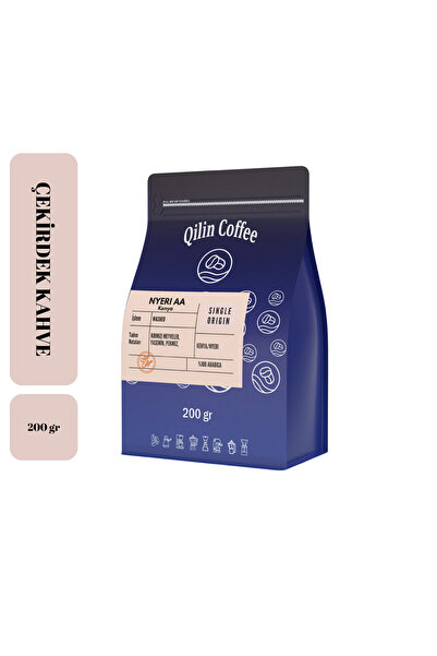 Qilin Coffee كينيا نييري AA 200 جرام فلتر وقهوة اسبريسو (النواة)