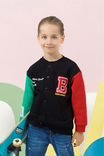 Hopi Kids Boys' Red College Cardigan - Crew Neck, Buttoned Front, Ribboned Pocket - 4-5 Years