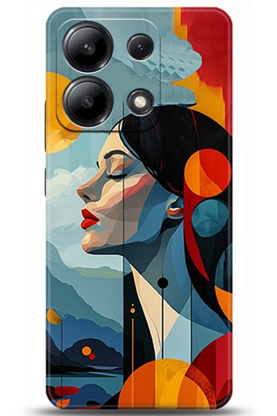 adveksiyon حافظة هاتف Xiaomi Redmi Note 13 4G مطبوعة بدقة عالية - مؤسسة مراقب...