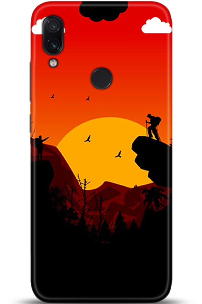 adveksiyon حافظة هاتف Xiaomi Redmi Note 7 مطبوعة بدقة HD - سلسلة Anatolia Cen...