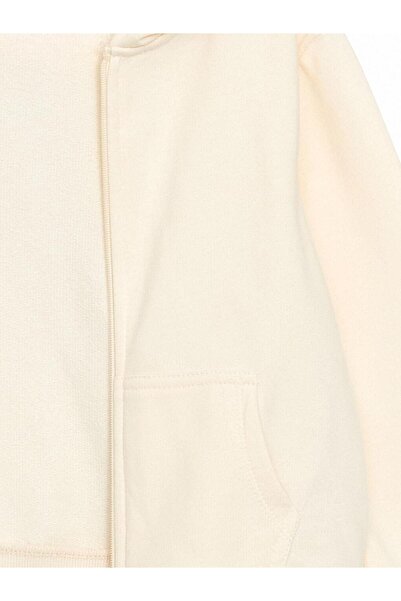 LC Waikiki Kapüşonlu Kız Çocuk Fermuarlı Sweatshirt