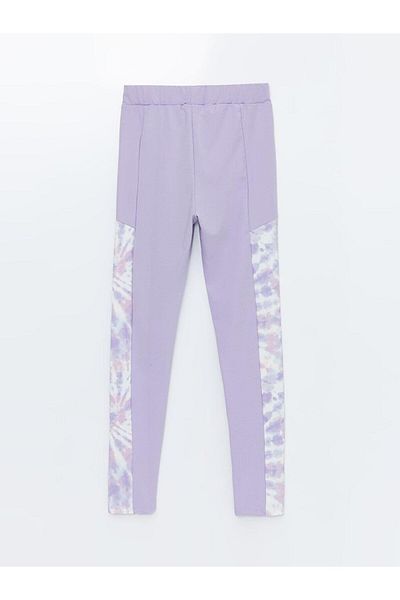 LC Waikiki Leggings pentru fetiță cu model Tie-Dye cu talie elastică (S4)