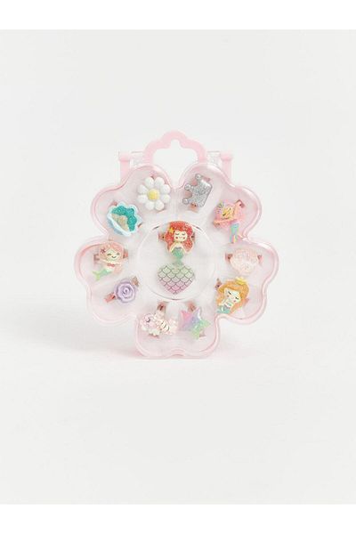 LC Waikiki Lcw Accessories Mixed Pattern Girls' Rings Set of 12