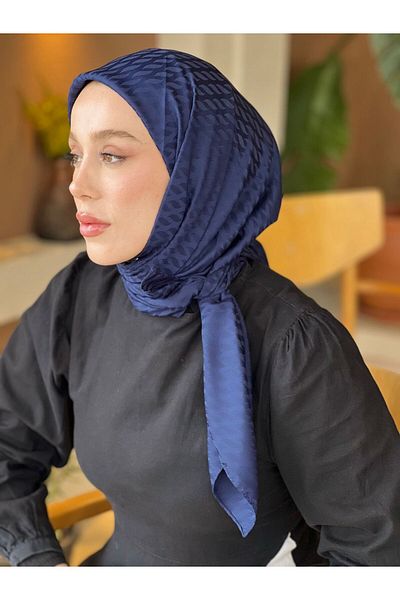 Modakaşmir Eșarfă cu model mini picătură din seria Jacquard mătăsoasă