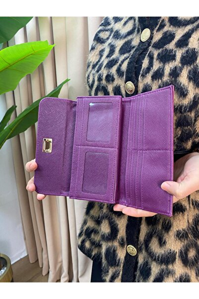 H&D COLLECTİON Дуже зручний великий гаманець на 8 карток і монет [ВИСОТА 18,5 СМ, ГЛИБИНА 10 СМ]