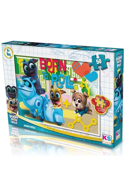 Ks Puzzle PDP709 Cut - Puppy Dog Pals 50 Piece Children's Puzzle