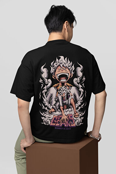 SEVBANO Monkey D. Luffy Gear 5 T-shirt sa štampanim unisex dizajnom u većoj v...