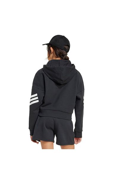 adidas Children's Black Jacket Jg Fi 3S Fz Jj4847