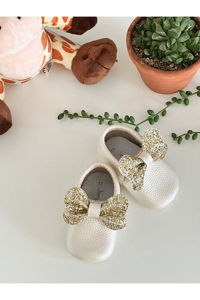 Li Puna Cream Podi Leather Baby Loafers