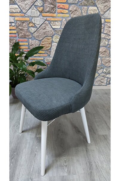 COVER TEKSTİL MUTFAK SALON SANDALYESI KILIF KOLLU SANDALYE KILIFI