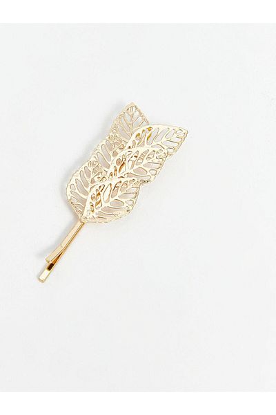 LC Waikiki Lcw Accessories Women's Hair Clip Set with Mixed Gold Detail