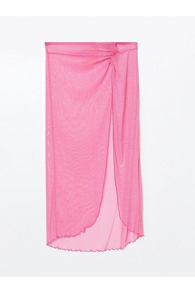 LC Waikiki Lcw Dream Women's Silvery Pareo with Elastic Waist