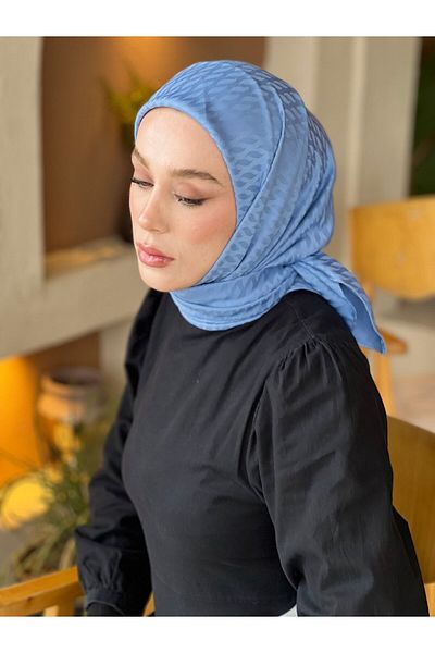Modakaşmir Silky Jacquard Series Mini Drop Pattern Scarf
