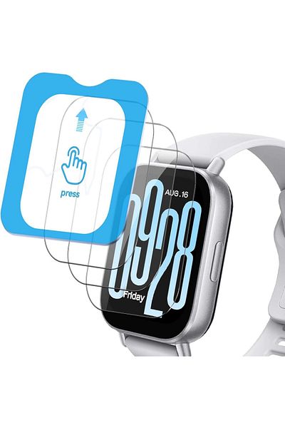 Nezih Case واقي شاشة من الزجاج المقوى المتوافق مع ساعة Xiaomi Redmi Watch 5 Active