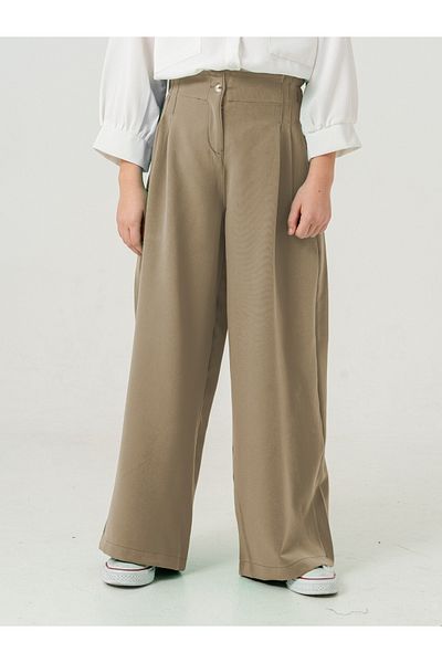 GİYİCEM TEKSTİL Girl's Double Pleated Trousers 2567