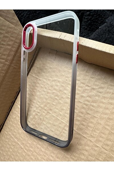 ebulduk İphone Xr  Uyumlu Lazer Kesim Rainbow Kapak