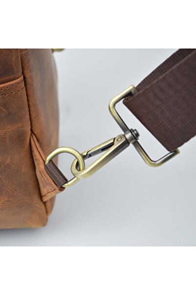 en deri Genuine Leather Shoulder Bag Tan Men's Shoulder Bag Men's Crossbody Bag