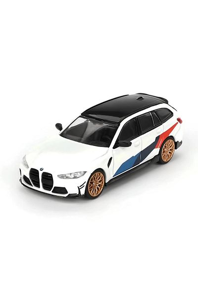 mini gt 1/64 Bmw M3 m Performance Touring -Alpine White Model Car
