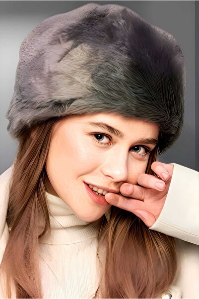 Trenderrs Ženska kalpak kapa od veštačkog krzna