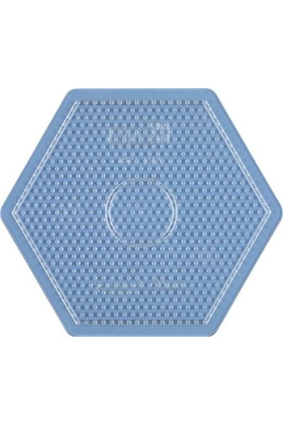 Hama Beaded Midi Board - Large Hexagon - Transparent (Ha276-Tr)