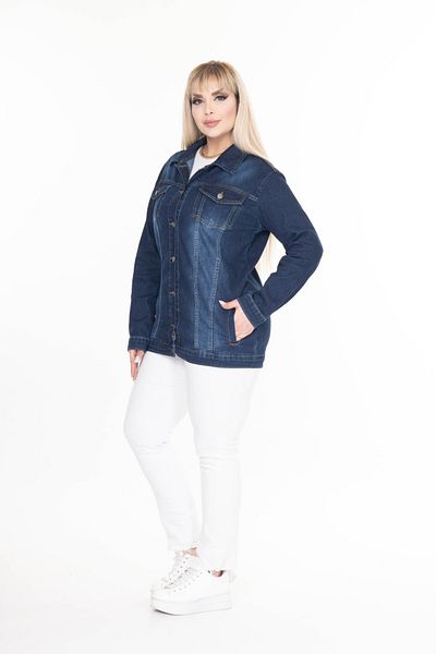 EYLÜLXXL JACHETĂ DE JEANS DE DIMENSIUNE MARE FEMEI