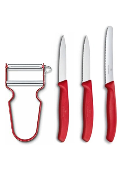 Victorinox Kırmızı Bıçak Seti 4lü