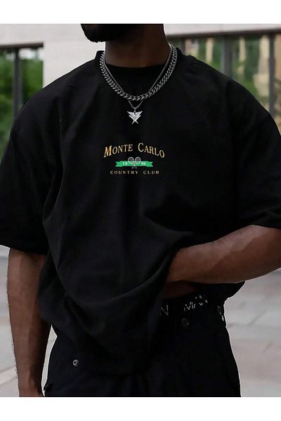 Josette Μπλουζάκι με στάμπα Monte Carlo Crew Neck Oversize