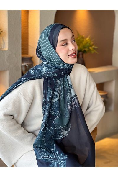 Modakaşmir Mi̇sli̇na Pattern Li̇na Shawl