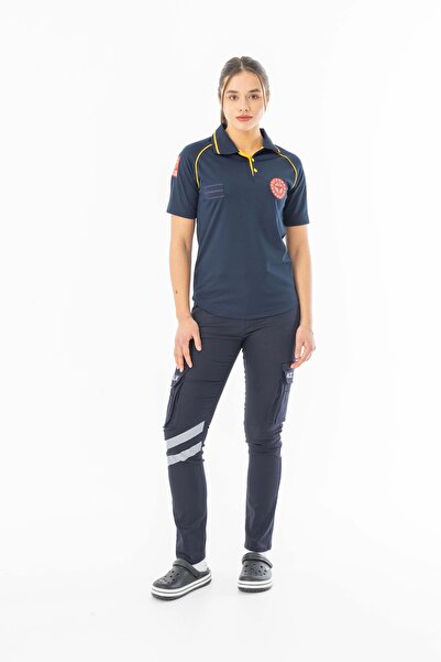 112Giyim 112 Acil Tıp Teknisyeni T-Shirt Unisex Lacivert (ATT001)