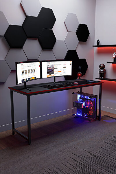 KODIGU 160x60cm Oyuncu Masası - Gamer Desk - Gaming Masa - Bilgisayar Masası | 160cm x 60cm | Ayarlı Ayak