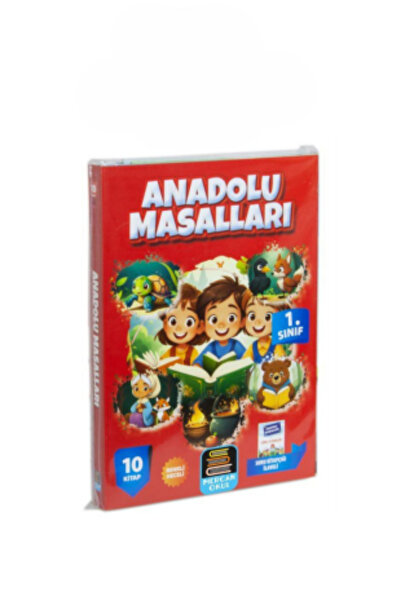 Parıltı Yayınları مجموعة من 10 كتب حكايات الأناضول من الدرجة الأولى (مع هدية ...
