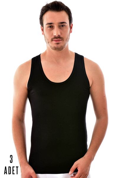Tutku Elit Ανδρικό εσώρουχο 4 τεμαχίων Black Modal Elastane