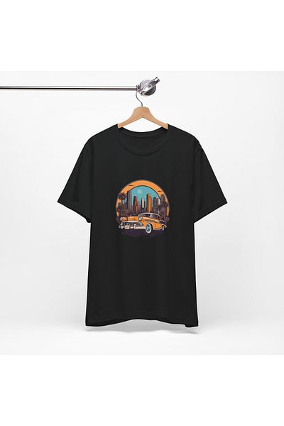 IVART Los Angeles Printed - Unisex 100% βαμβακερό μπλουζάκι με κοντό μανίκι