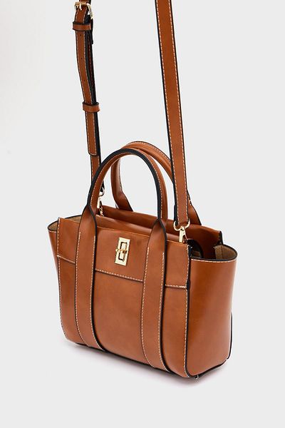 Madamra Tan Women's Mini Tote Hand and Shoulder Bag