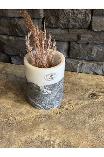 Polen Stone Vază din marmură naturală – 12x15 cm