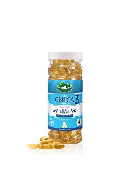 Mindivan Omega-3 Balık Yağı - 1000 Mg Yüksek EPA/DHA (90 Softjel)