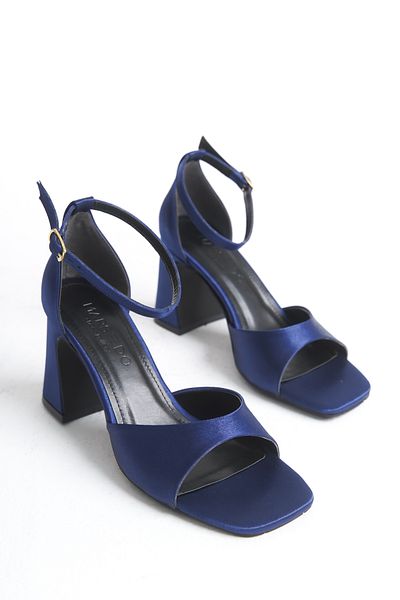 MARSEDO Nadia - Women's Casual Stiletto Shoes, Chunky Heel and Blunt Toe