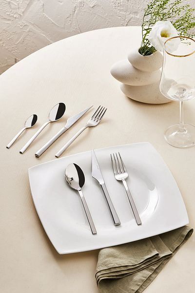 Emsan Cedar 84 Piece Cutlery Set - the Most Stylish Form of Steel