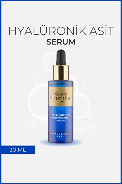 BEAUTE ATTENDUE Hyaluronik Asit Serum 30 ml – Yoğun Nemlendirici, ve Cilt Canlandırıcı Bakım