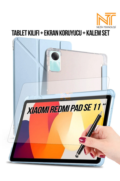 Nezih Case Xiaomi Redmi Pad Se 11 Uyumlu Kalem Bölmeli Akıllı Kılıf + Ekran K...
