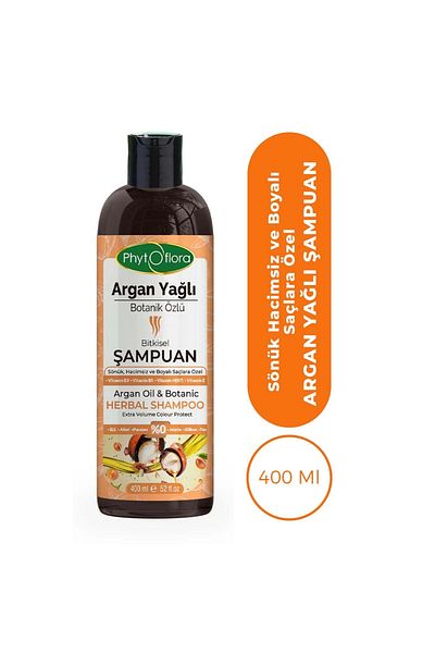 Phytoflora Argan Oil Botanical Extract Herbal Shampoo