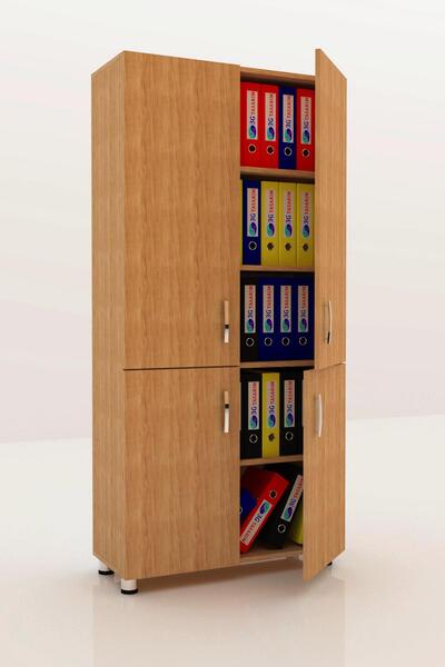 3G TASARIM 3G Tasarım Modüler Dört Kapaklı Ofis Dolabı Dosya Evrak Dolabı