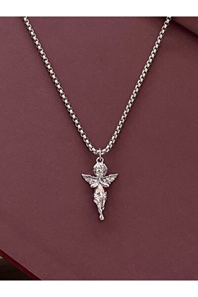 h&b design jewel Çelik Tasarım Melek Kolye