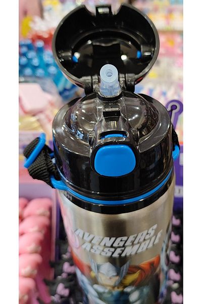 bundle island Children's Super Heroes Figured Stainless Steel Flask
