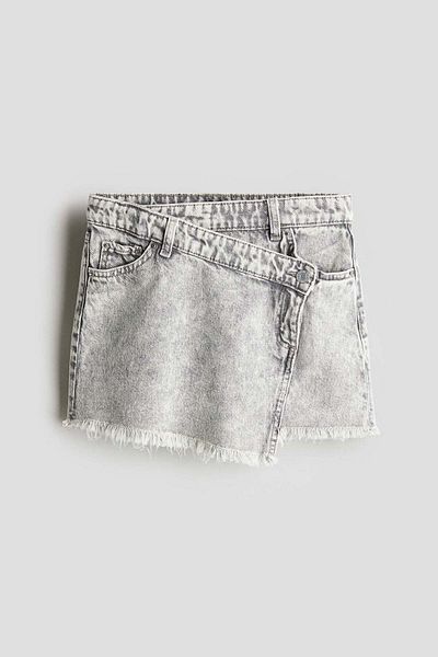 H&M Denim wrap skirt