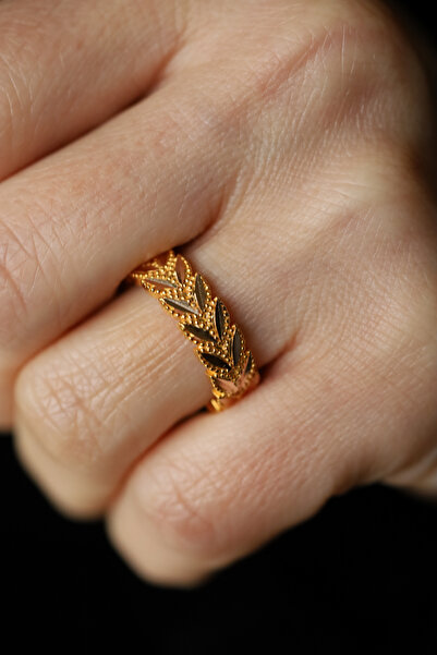 Yenigün Kuyumculuk 14 Ayar Altın Başak Modelli Yüzük