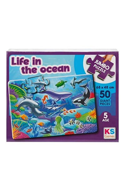 Genel Markalar Ks Games Life In The Ocean Jumbo Puzzle