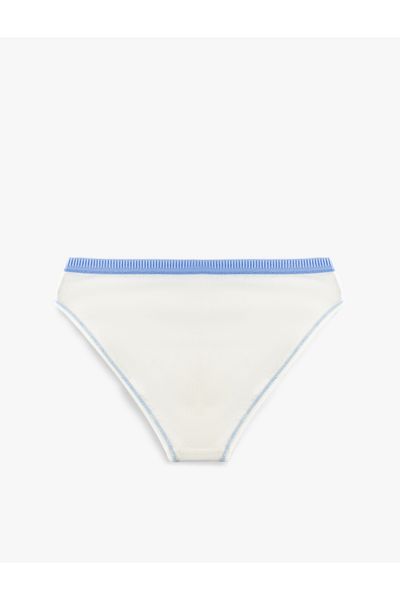 Koton Slip de damă din bumbac imprimat cu cusături